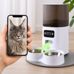 Comedero Automático Inteligente de 5L para Gatos y Perros con Cámara HD