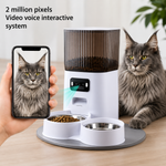 Comedero Automático Inteligente de 5L para Gatos y Perros con Cámara HD