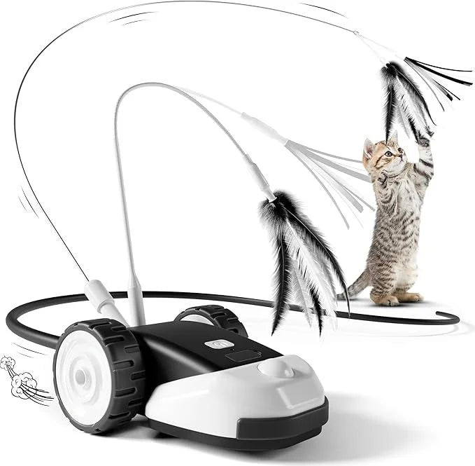Juguete Inteligente Interactivo para Gatos con Movimiento Automático