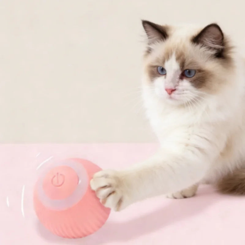 Pelota Inteligente Interactiva para Gatos con Movimiento Automático