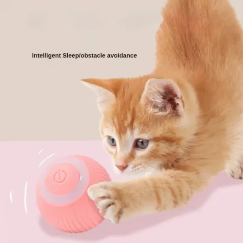 Pelota Inteligente Interactiva para Gatos con Movimiento Automático