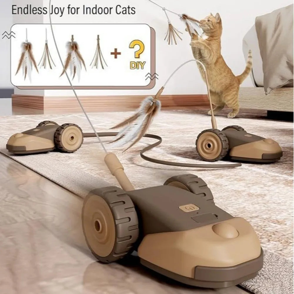 Juguete Inteligente Interactivo para Gatos con Movimiento Automático