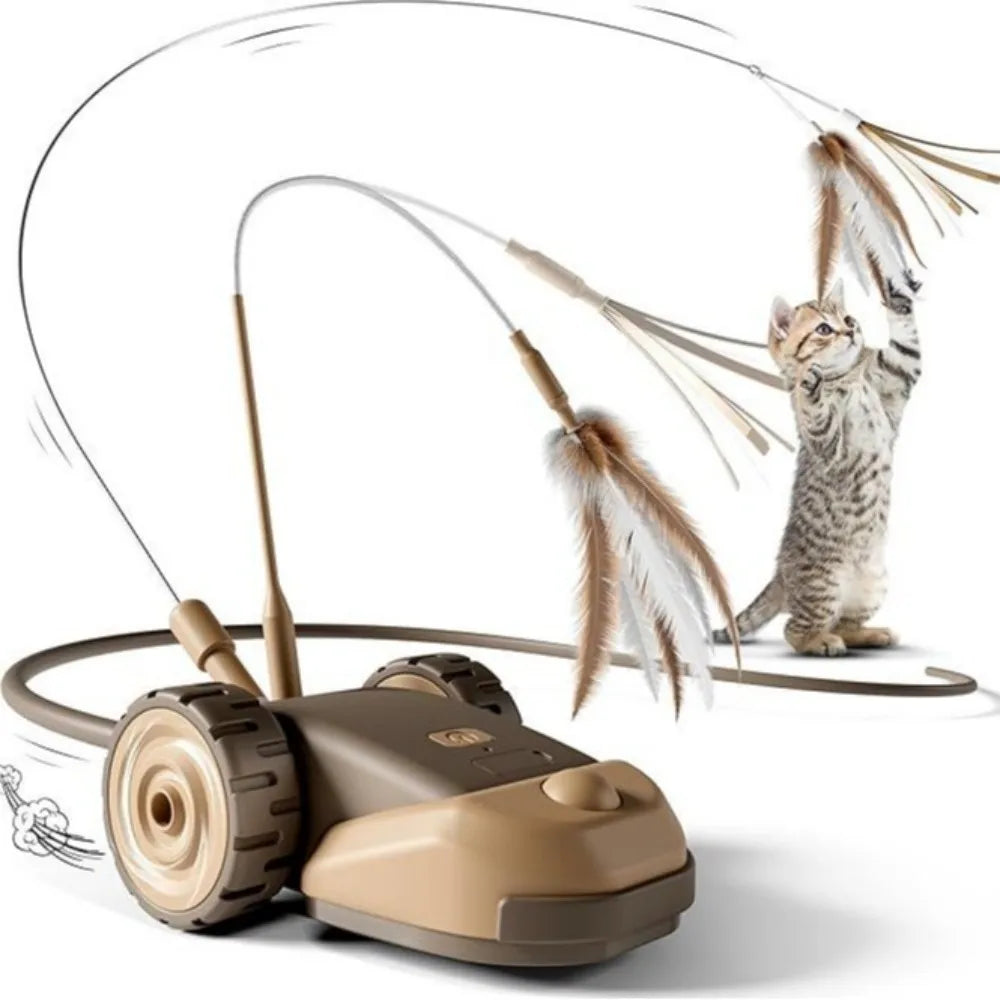 Juguete Inteligente Interactivo para Gatos con Movimiento Automático