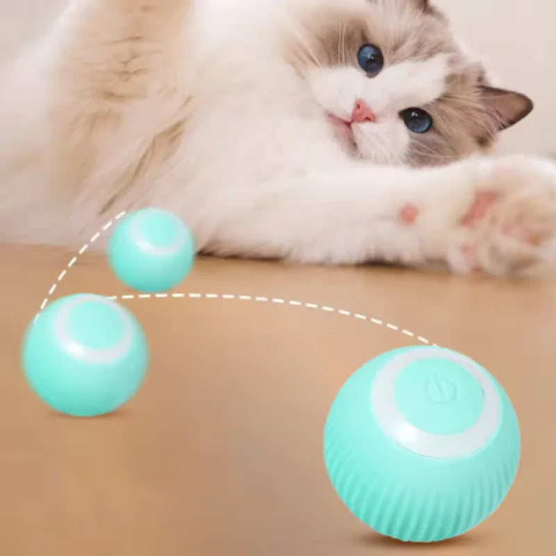 Pelota Inteligente Interactiva para Gatos con Movimiento Automático