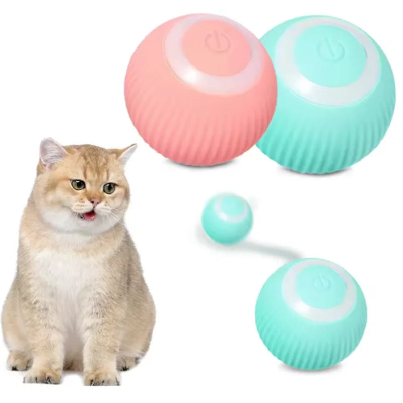 Pelota Inteligente Interactiva para Gatos con Movimiento Automático
