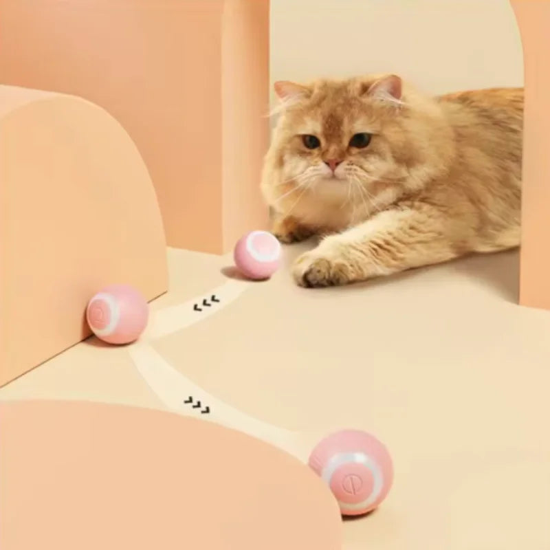 Pelota Inteligente Interactiva para Gatos con Movimiento Automático