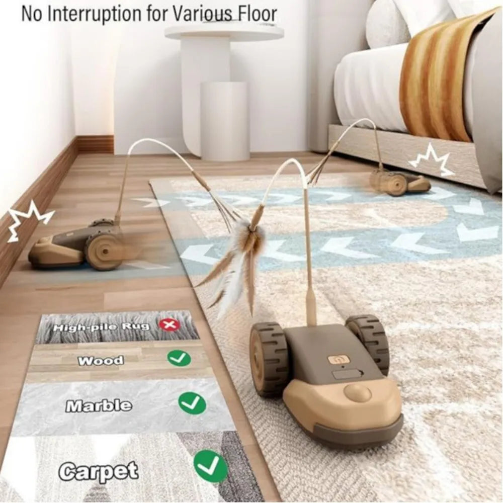 Juguete Inteligente Interactivo para Gatos con Movimiento Automático