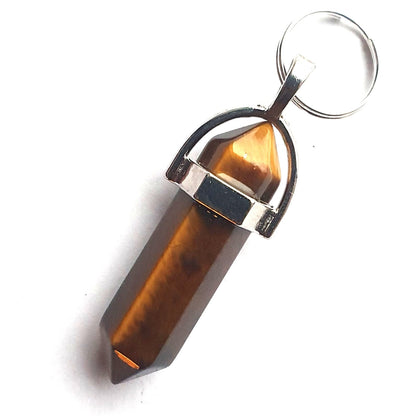 Pointed Crystal Gemstone Pet Dog Charms