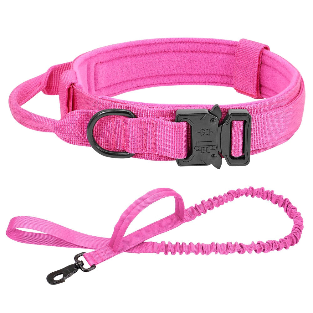 Military Tactical Dog Collar & Leash
