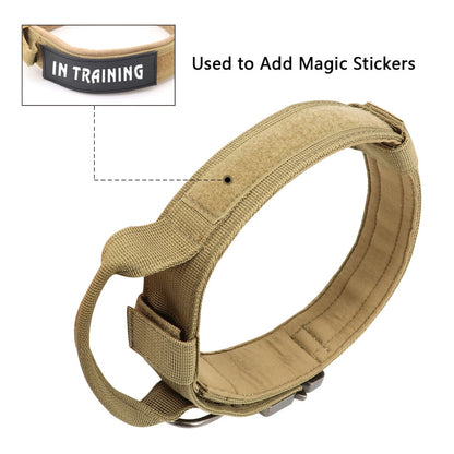 Military Tactical Dog Collar & Leash