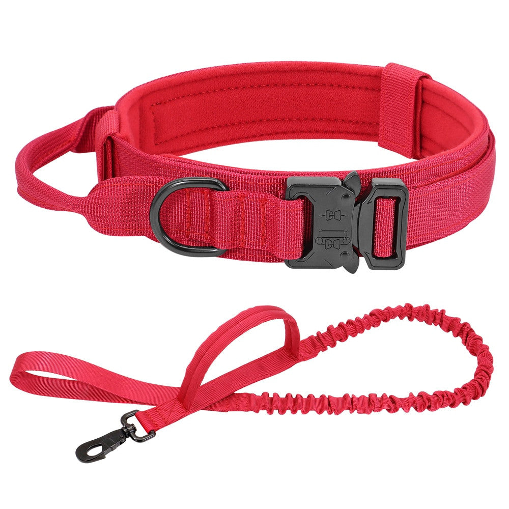 Military Tactical Dog Collar & Leash