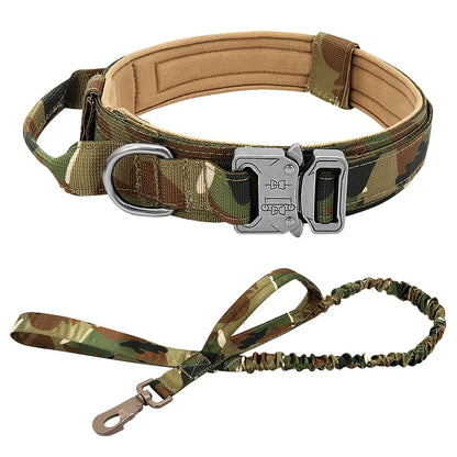 Military Tactical Dog Collar & Leash